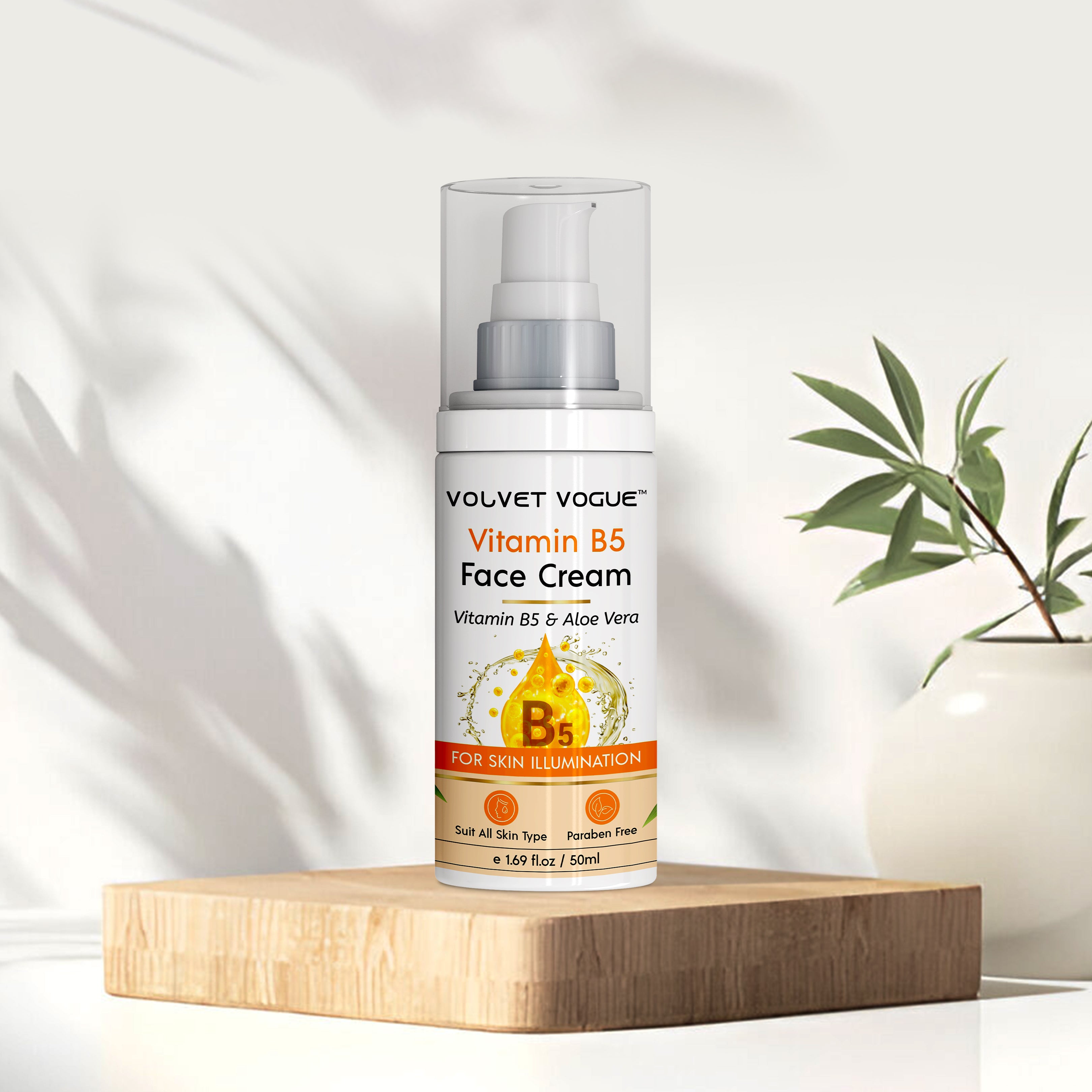 VITAMIN B5 FACE CREAM FOR SKIN ILLUMINATE, 50ML