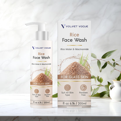 RICE FACE WASH FOR GLASS SKIN, 200ML