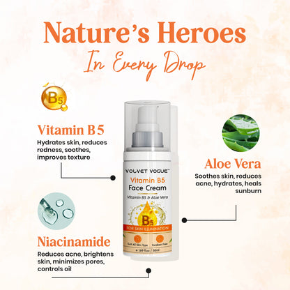 VITAMIN B5 FACE CREAM FOR SKIN ILLUMINATE, 50ML