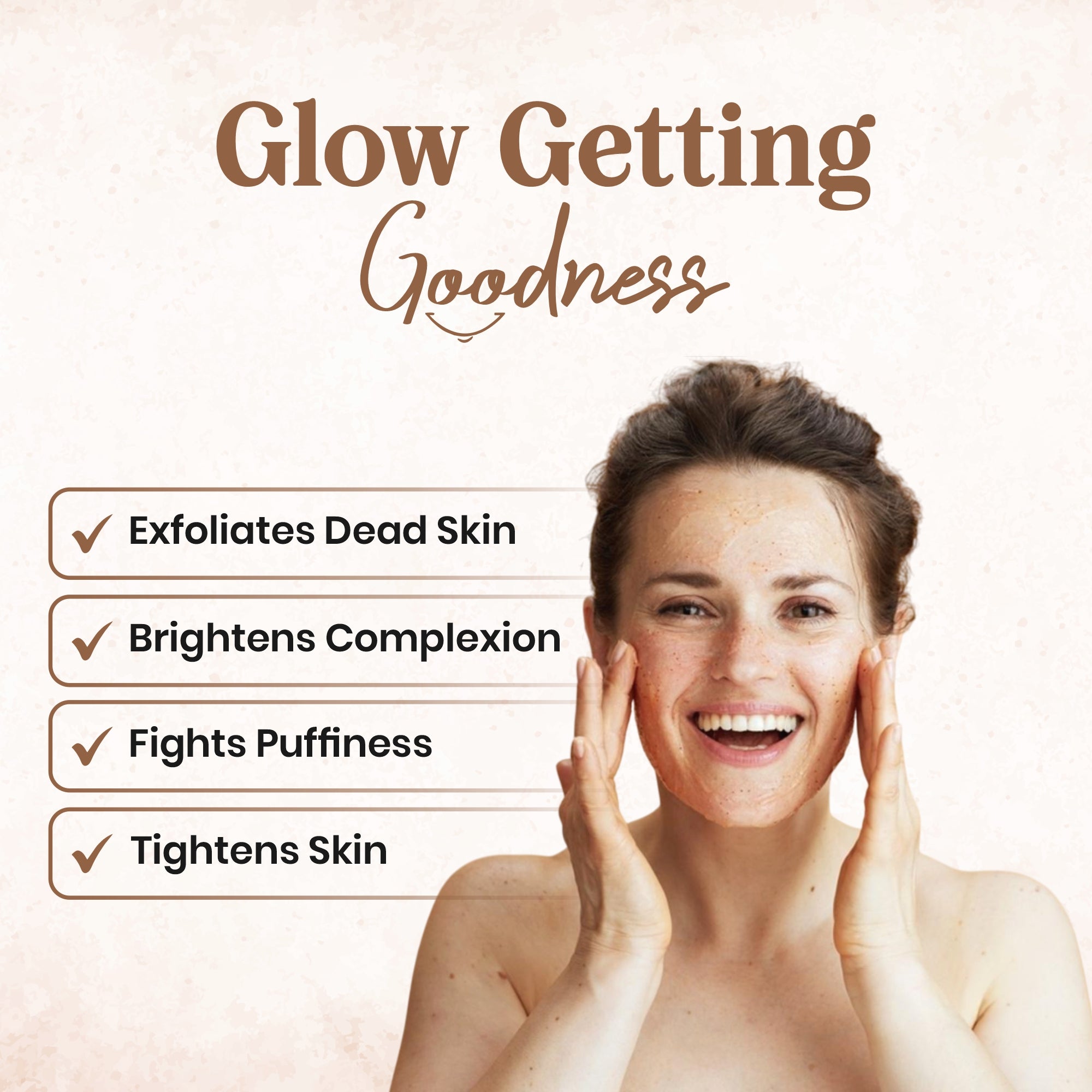 COFFEE FACE SCRUB FOR SKIN BRIGHTENING, 30ML