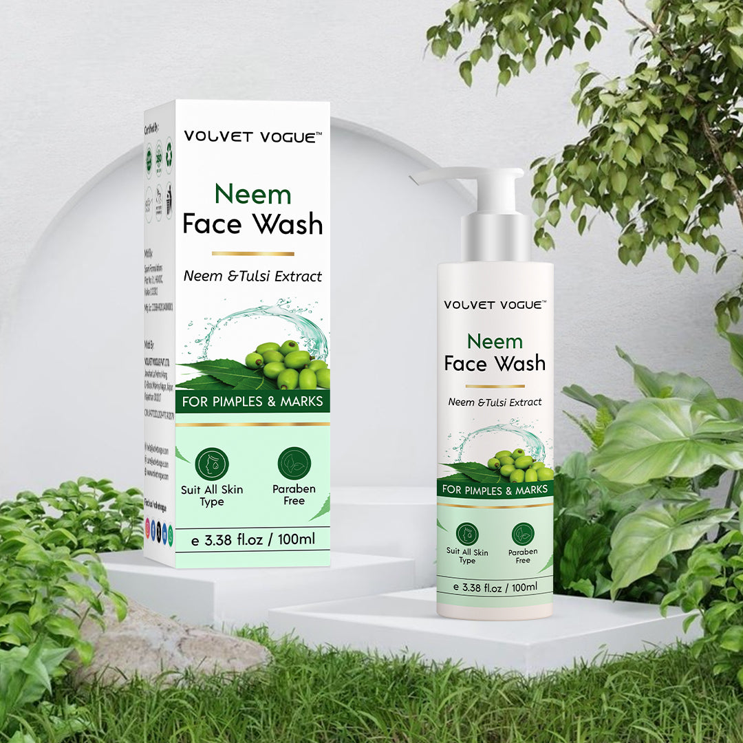 Neem Tulsi Face Wash For Pimples & Marks, 100ml