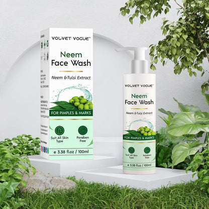 Neem Tulsi Face Wash For Pimples & Marks, 100ml